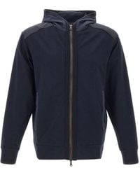 Paul & Shark - Panelled Zip-Up Hoodie - Lyst