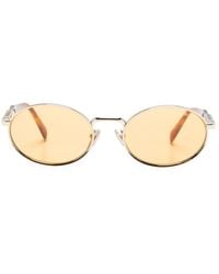 Prada - Round-Frame Tinted Sunglasses - Lyst