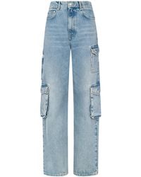 Moschino - Mid-Rise Straight-Leg Jeans - Lyst