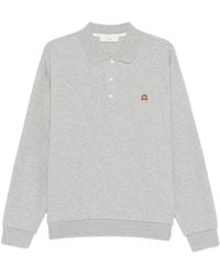 DUNST - Embroidered-Logo Polo Shirt - Lyst