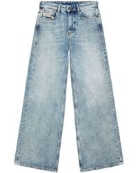 DIESEL - `1996 D-Sire` 5-Pocket Wide Leg Jeans - Lyst