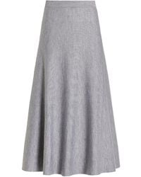 Gabriela Hearst - Freddie Knitted Midi Skirt - Lyst