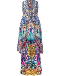 CAMILLA - Mono palabra de honor con capa - Lyst