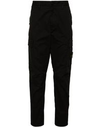 Stone Island - Compass-badge Tapered Cargo Trousers - Lyst