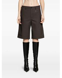 Courreges - Tailored Knee-Length Shorts - Lyst