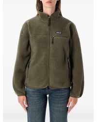 Patagonia - Logo-Patch Fleece Jacket - Lyst
