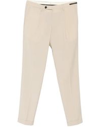 Michael Coal - Pantalon Plissé Mc Frederick À Ourlet Retroussé - Lyst