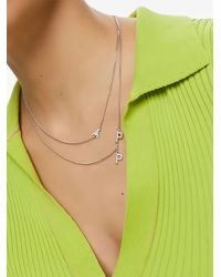 Patrizia Pepe - Double-Chain Necklace - Lyst