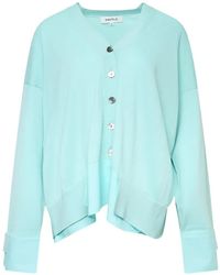 Enfold - Fine-Knit V-Neck Cardigan - Lyst