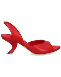 Vic Matié - Sandales En Cuir À Bride Arrière - Lyst