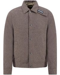 Woolrich - Logo-Patch Press-Stud Jacket - Lyst