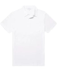 Sunspel - Riviera Sea Island Polo Shirt - Lyst