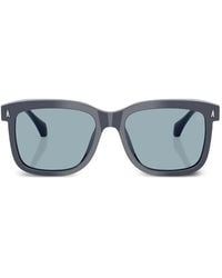 Moncler - Valaire Sonnenbrille Mit Eckigem Gestell - Lyst