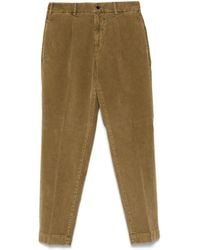 Dell'Oglio - Corduroy Tapered Trousers - Lyst
