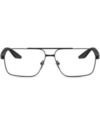 Prada Linea Rossa - Rectangle-Frame Glasses - Lyst