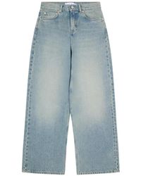 Edwin - W' Olivia Jeans Met Wijde Pijpen - Lyst