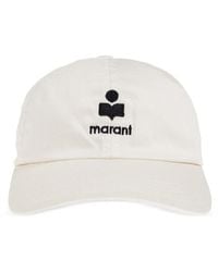 Isabel Marant - Tomas Embroidered Cotton Twill Cap - Lyst