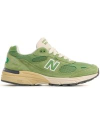 New Balance - Logo Patch Panelled Sneakers - Lyst