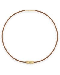 Marie Lichtenberg - Micro Lasso Emerald Necklace - Lyst