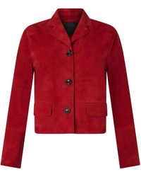 Liu Jo - Suede Jacket - Lyst