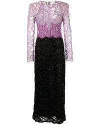 Gucci - Long-sleeve Lace Dress - Lyst
