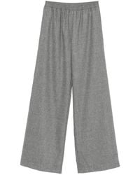 Fabiana Filippi - Elasticated-Waist Wide-Leg Trousers - Lyst