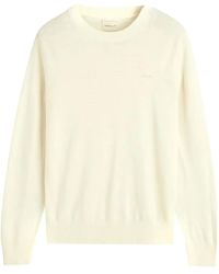 GANT - Pullover Mit Rundem Ausschnitt - Lyst