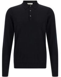 Lazare Studio - Long-Sleeve Polo Shirt - Lyst