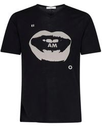 Fendi - Ti Amo Print Side-Slit T-Shirt - Lyst