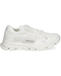 ARMANI EXCHANGE - Round-Toe Lace-Up Sneakers - Lyst