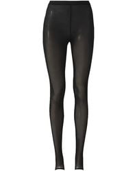 Wardrobe NYC - Semi-Sheer Leggings - Lyst