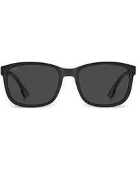 BOSS - Lunettes De Vue À Monture Rectangulaire - Lyst
