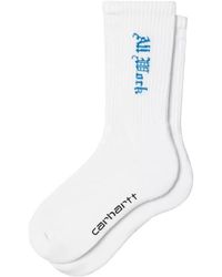 Carhartt - Logo-Embroidered Ribbed Socks - Lyst