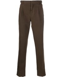 Peserico - Waist-tab Cotton Trousers - Lyst