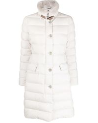 Moorer - Vetiver-S3 Quilted Rabbit-Fur Collar Jacket - Lyst