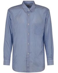 Comme des Garçons - Chemise À Poche Poitrine Et Rayures Verticales - Lyst