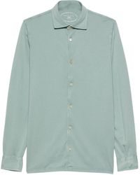 Fedeli - Plain Organic-Cotton Shirt - Lyst