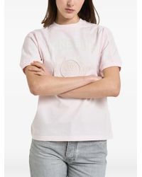 Anine Bing - T-Shirt À Logo Et Broderie - Lyst