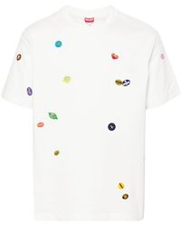 KENZO - T-shirt ' Fruit Stickers' - Lyst