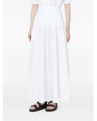 Max Mara - Mstopera Katoenen Maxi-Rok - Lyst
