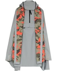 Y. Project X Canada Goose Field Camouflage Panel Cape - Grey