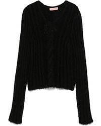 Twinset - Gerippter Pullover - Lyst