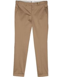 PT Torino - Mid-Rise Tapered Trousers - Lyst