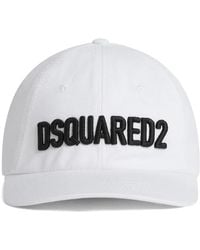 DSquared² - Logo-Embroidered Cotton Baseball Cap - Lyst