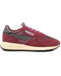 Autry - Reelwind Suede-Panelled Logo-Patch Sneakers - Lyst