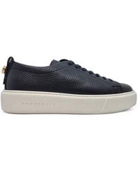 Henderson - Grained-Leather Platform Sneakers - Lyst