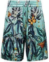 NAHMIAS - Botanical Silk-blend Shorts - Lyst