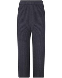 ELY ELY - Bea Ribbed-Knit Trousers - Lyst