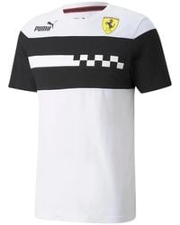 PUMA - T-Shirt X Ferrari À Logo Imprimé - Lyst