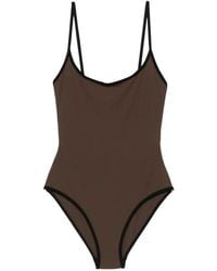TOTEME - Maillot De Bain À Bords Contrastants - Lyst